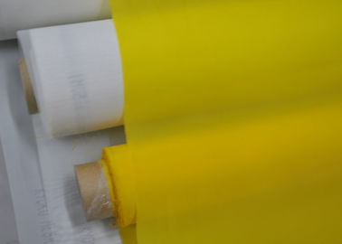 China Linha feita sob encomenda branca/do amarelo tela da impressão do poliéster da tela 55 nenhum tratamento de superfície fornecedor