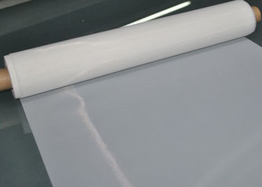 China 45&quot; 120T branco - malha da impressão de tela de seda do poliéster 31 para a impressão da cerâmica fornecedor