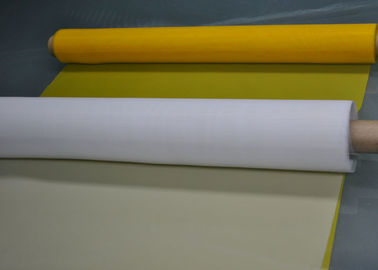 Malha 100% do poliéster do monofilamento para a impressão de matéria têxtil 120T - 34 cores brancas/amarelo