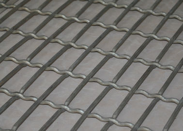 Aço carbono frisado/estrutura de aço inoxidável do estábulo da tela de rede de arame