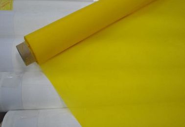 China 100% malha branca da impressão de tela de seda do poliéster 72T para a matéria têxtil, resistência térmica fornecedor