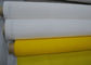 Tshirt amarelo da tela de seda de tela de malha do poliéster que imprime o alto densidade, 91 mícrons fornecedor