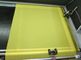 Malha de alta elasticidade da impressão do poliéster do amarelo 110T com certificação de FDA para imprimir fornecedor
