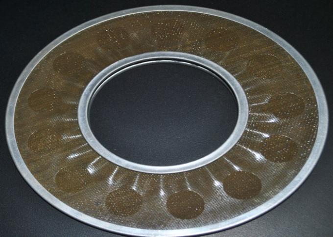 Do disco de aço inoxidável do filtro de rede de arame das indústrias forma redonda com furo