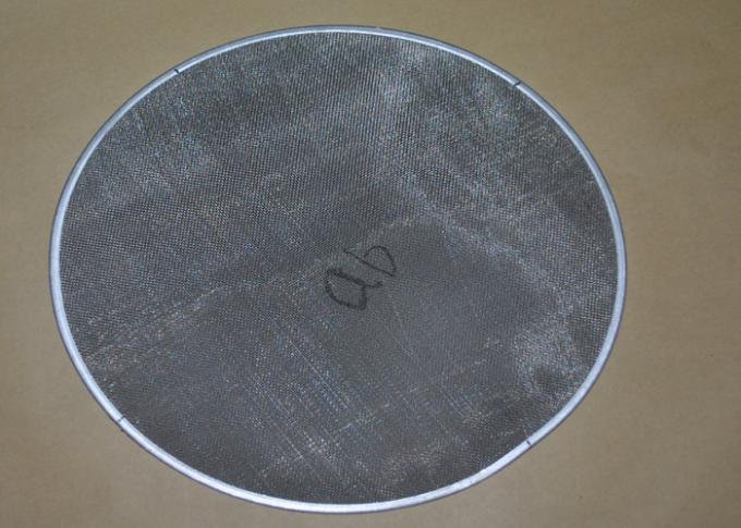 Disco de bronze do filtro de rede de arame que apoia para filtrar, mícron 20-200