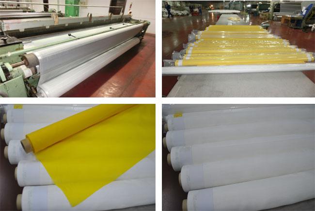Malha da impressão do poliéster do monofilamento para a matéria têxtil/PWB, largura de 1.15-3.6m