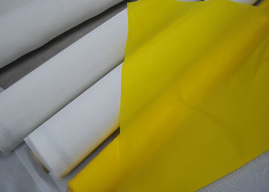Malha 100% do poliéster do monofilamento para a impressão de matéria têxtil 120T - 34 cores brancas/amarelo
