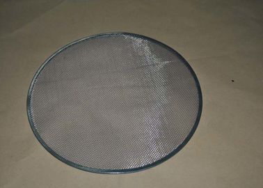 Disco de aço inoxidável do filtro da rede de arame fechado da borda redondo/quadrado, resistência quente